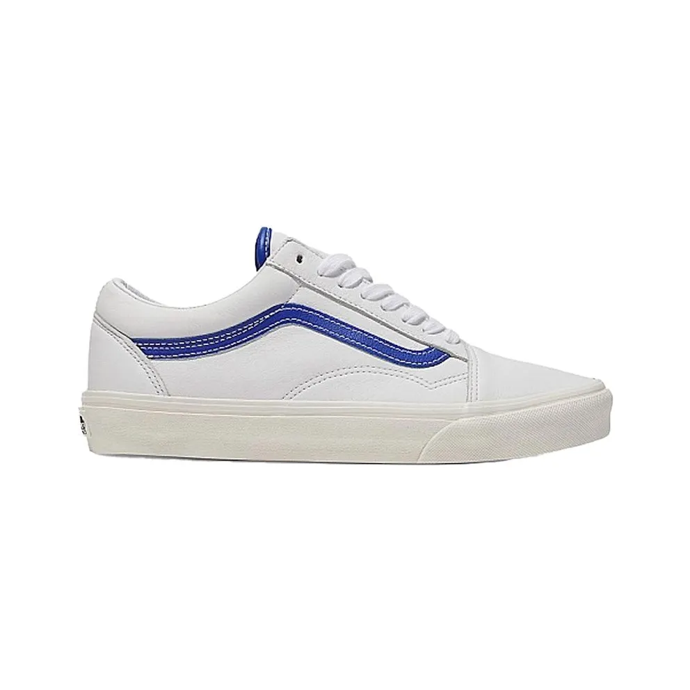 Vans Old Skool Leather White Blue (VN0007NTZ5D)