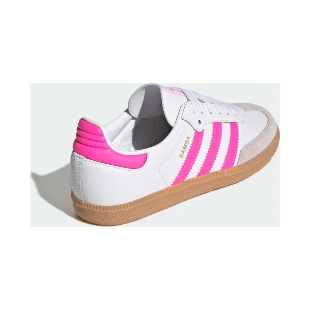 Adidas Samba OG Kids Cloud White / Lucid Pink / Gum (JQ2831)