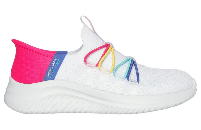 Skechers Slip-ins: Ultra Flex 3.0 – Bungee Fun Sneaker Wit