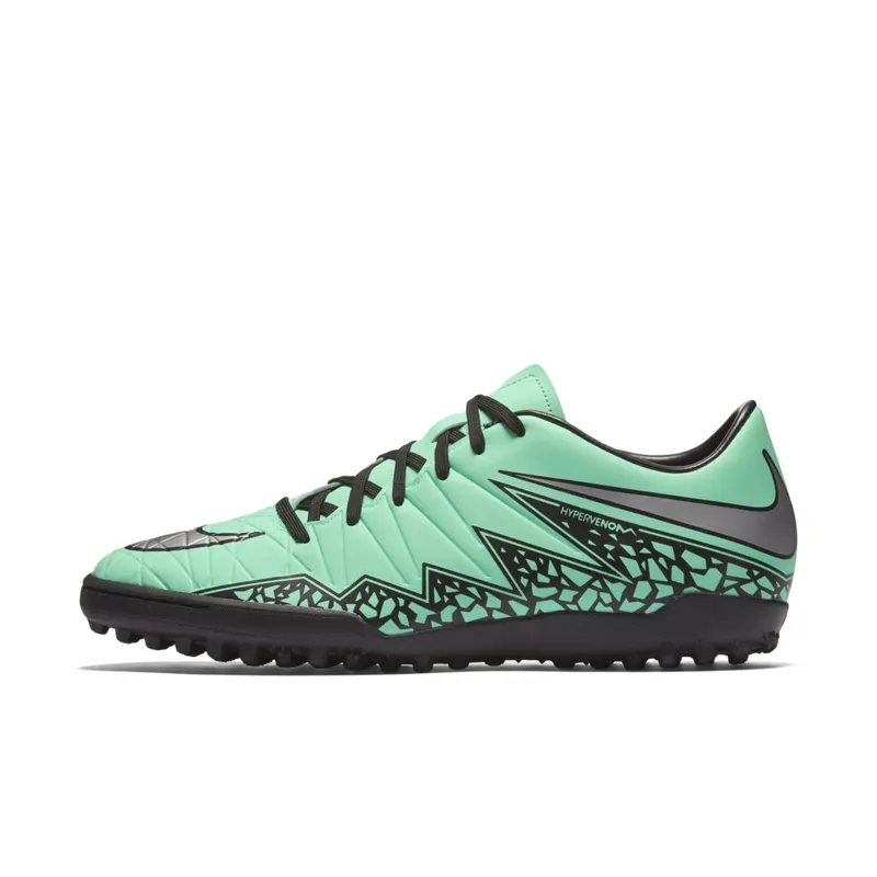 Nike Hypervenom Phelon II TF Green Glow Green Glow/Metallic Silver-Hyper Orange (749899-308)