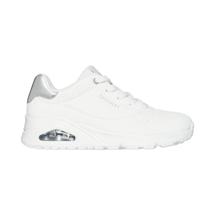 Skechers Uno Golden Air “White / Silver (177094 Wsl)” (177094WSL)