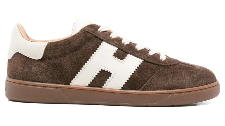 Hogan Cool Logo-patch Leather “Brown” (HXW6470FB60U HK02FJ)