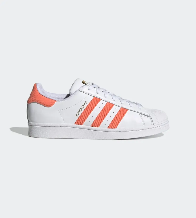 adidas Superstar True Orange / Cloud White / Gold Metallic (H00207)