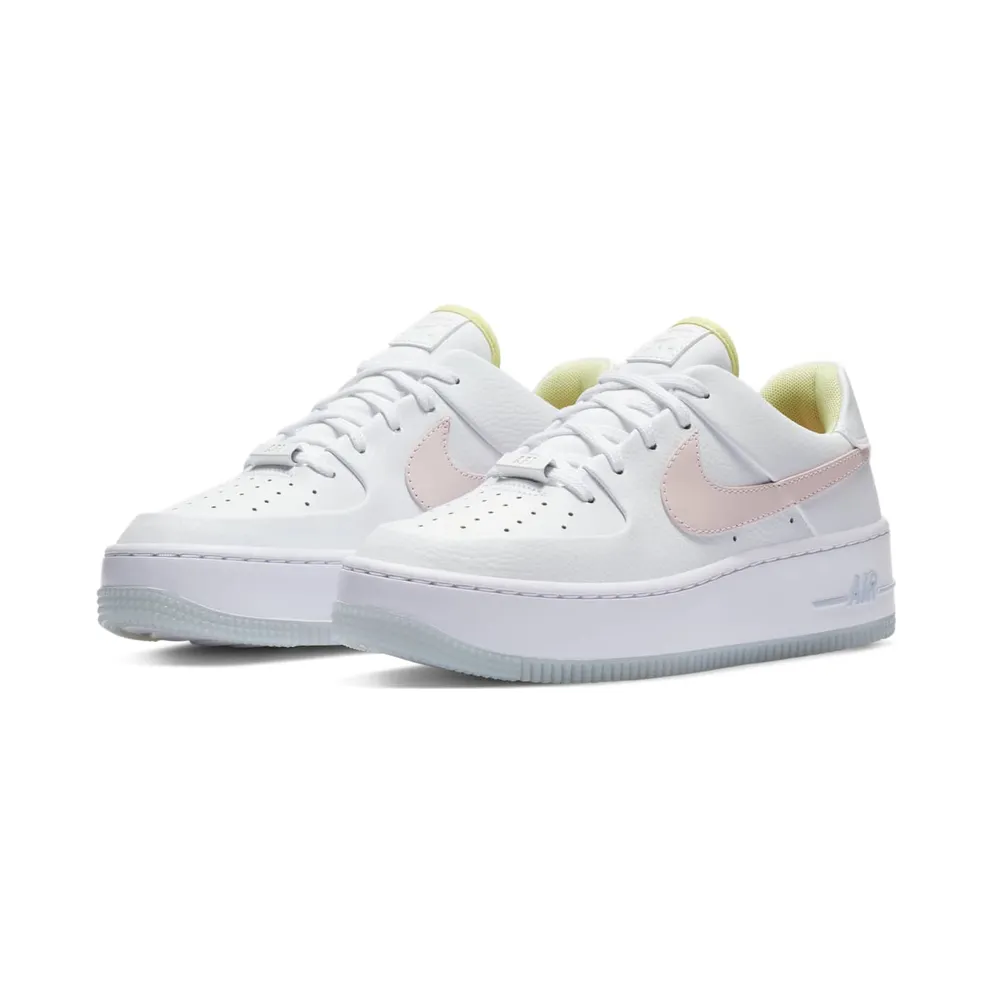 Nike Air Force 1 Sage Low One Of One (W) White/Pink Quartz-Hydrogen Blue-White (CW5566-100)
