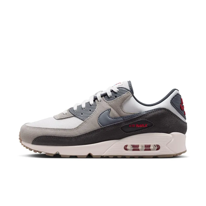 Nike Air Max 90 Premium “Summit White / College Grey / Anthracite / Particle Grey” (IW6954-121)