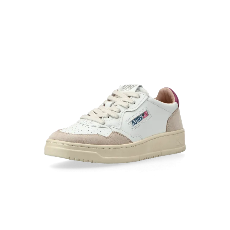 Autry Medalist Low W (leat / suede white / rspb rad) – AULWLS73