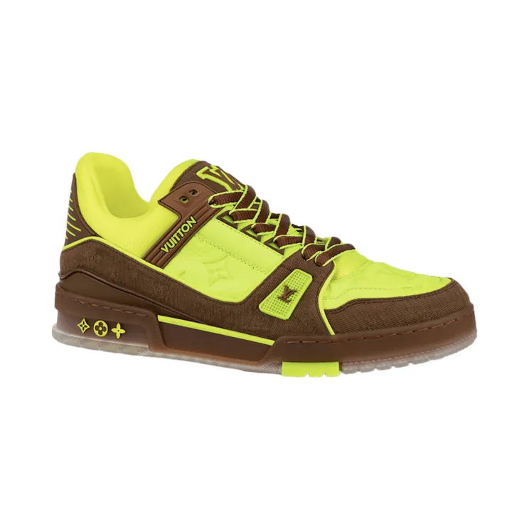 Louis Vuitton Trainer Yellow Brown (1A8Z6E)