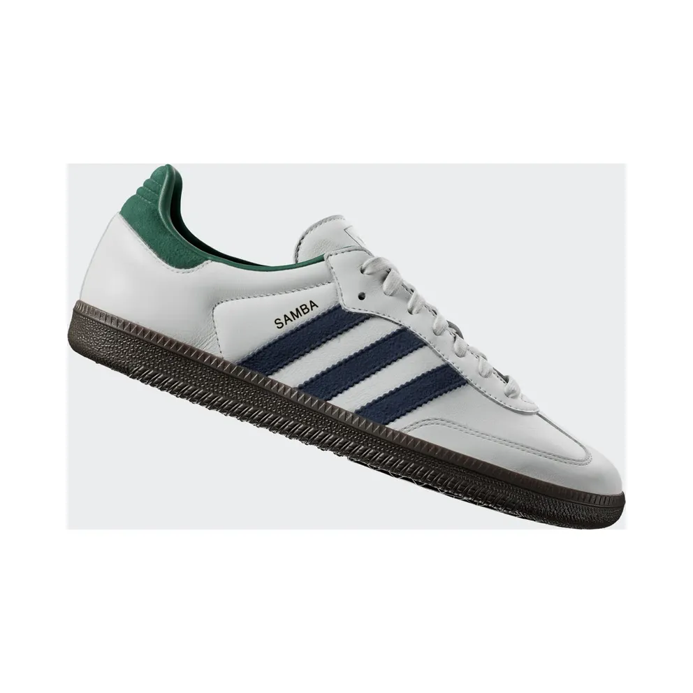 Adidas Samba OG Black White / Collegiate Green / Active Green (IH4882)