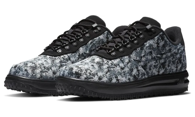 Nike Lunar Force 1 Duckboot Low Textile Wolf Grey