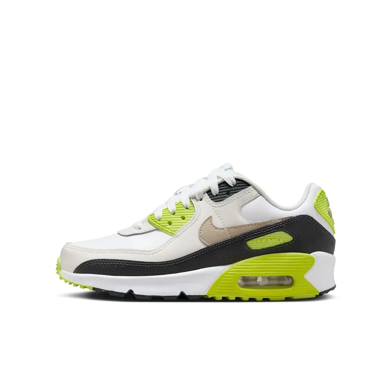 Nike Air Max 90 White Cyber Dark Smoke Grey Khaki (HF6358-103)