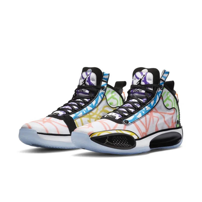 Jordan XXXIV Zion Williamson Coloring Book White/Black-Multi-Color (DA1897-100)