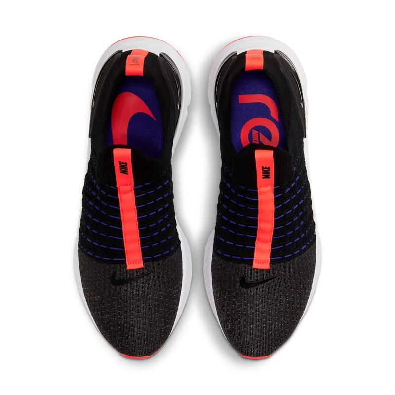 Nike React Phantom Run Flyknit 2 Black Bright Crimson (DD8352-001)