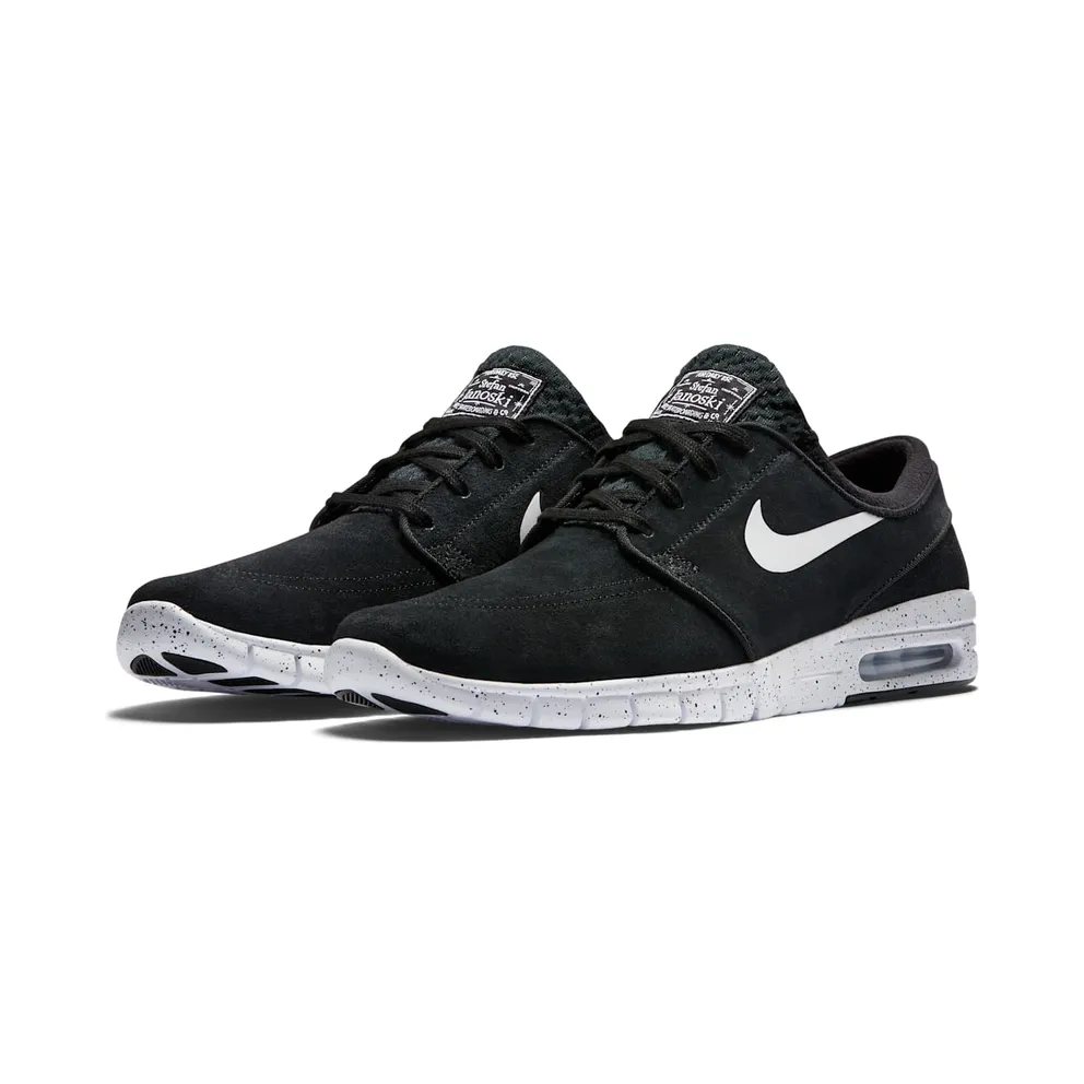 Nike SB Stefan Janoski Max Leather Black White Black/White (685299-002)