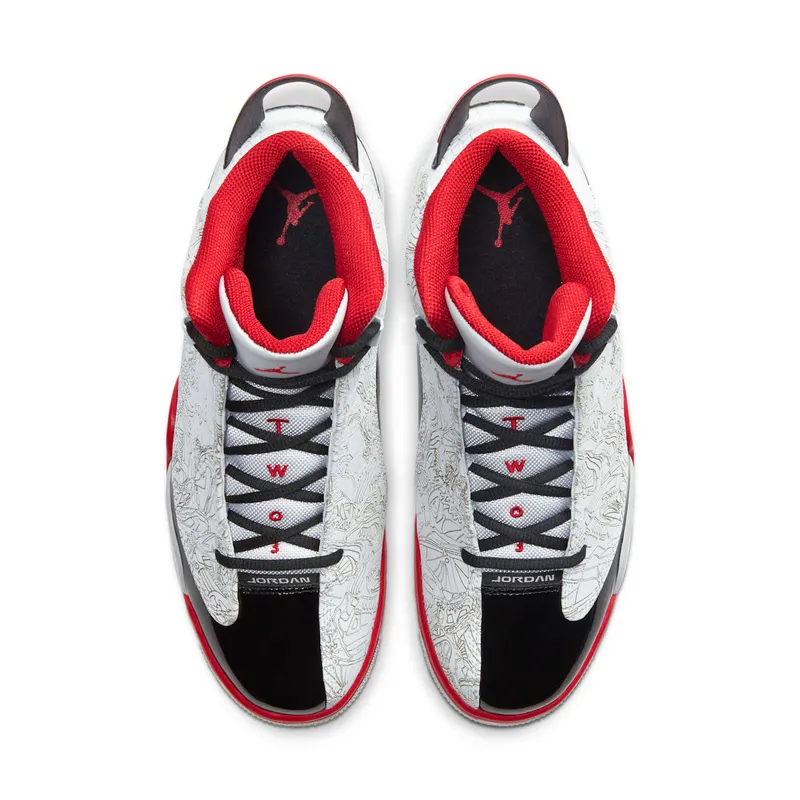 Jordan Dub Zero White Varsity Red White/Varsity Red/Neutral Grey (311046-116)