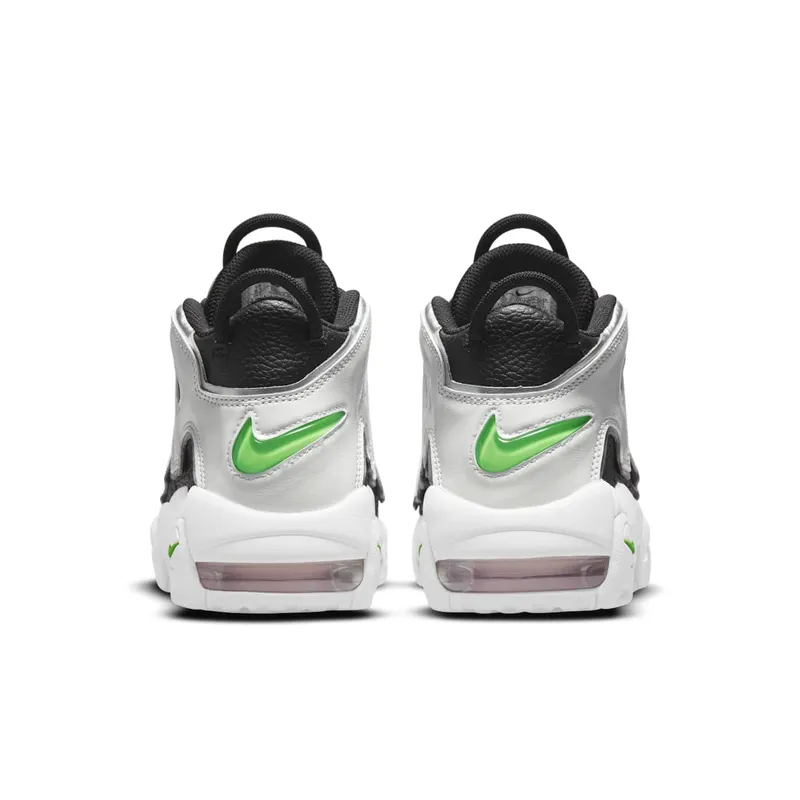 Nike Air More Uptempo Black – “Black / Metallic Silver / Green Strike / Summit White” (DN8008-001)