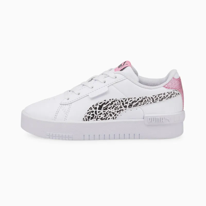 PUMA Jada Summer Roar Kids’ White/Black/Prism Pink (383138-01)
