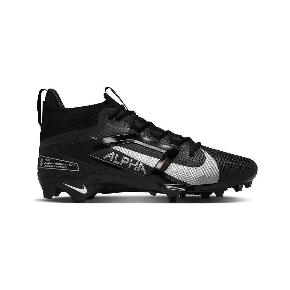 Nike Alpha Menace 4 Elite Black Metallic Silver (FD7036-002)
