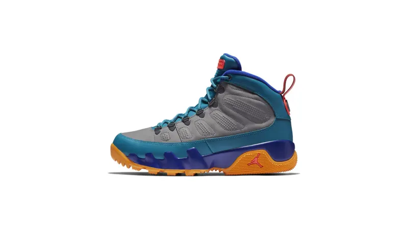 Jordan 9 Retro Boot Green Abyss Green Abyss/Dark Grey-Concord-Bright Crimson (AR4491-300)