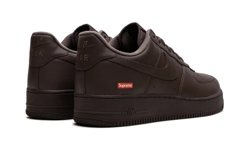 Nike Air Force 1 “Supreme – Mini Box Logo Brown” (CU9225-200)