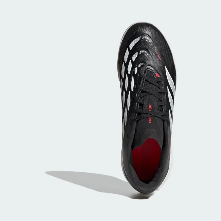 adidas Predator League Turf Football Shoes Kids “Core Black / Cloud White / Lucid Red” (JR7914)
