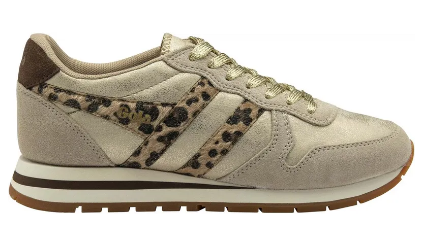 Gola sneaker gold/leopard/dark brown (CLB852YT)
