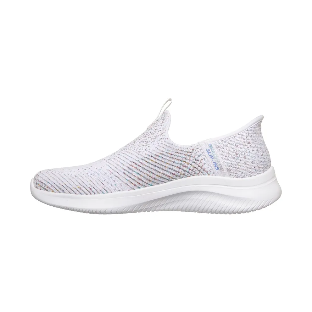 Skechers Slip-ins: Ultra Flex 4.0 – Midnight Sparkle Sneaker White