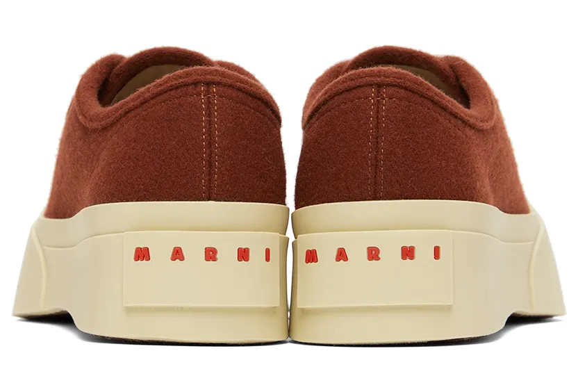 Marni Brown Felt Pablo Sneakers (SNZW003020 P1363) (2)
