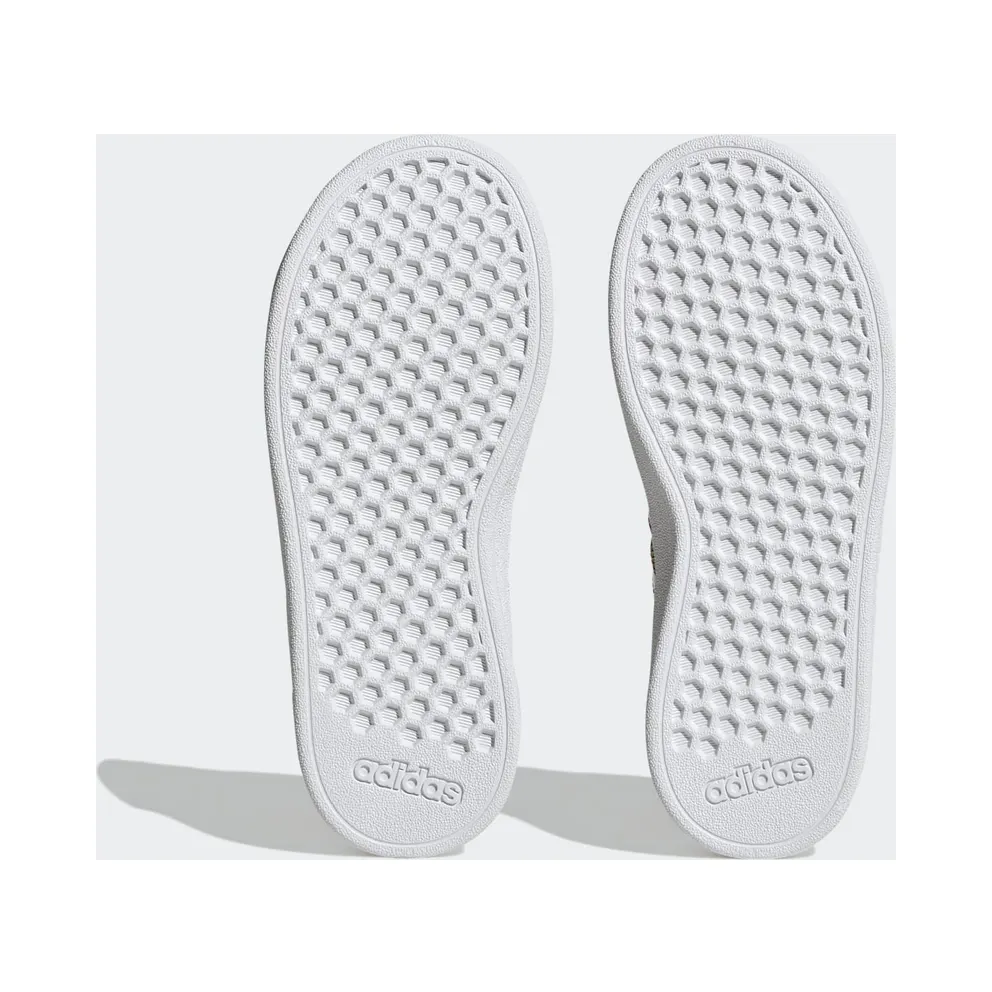 Adidas Grand Court Sustainable “Cloud White / Cloud White / Matte Gold” (GY2577)