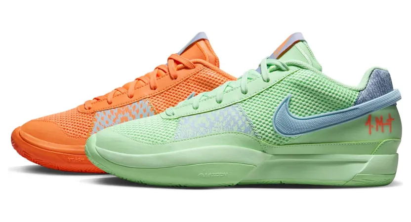 Nike Ja 1 “Bright Mandarin / Vapor Green” (FQ4796-800)