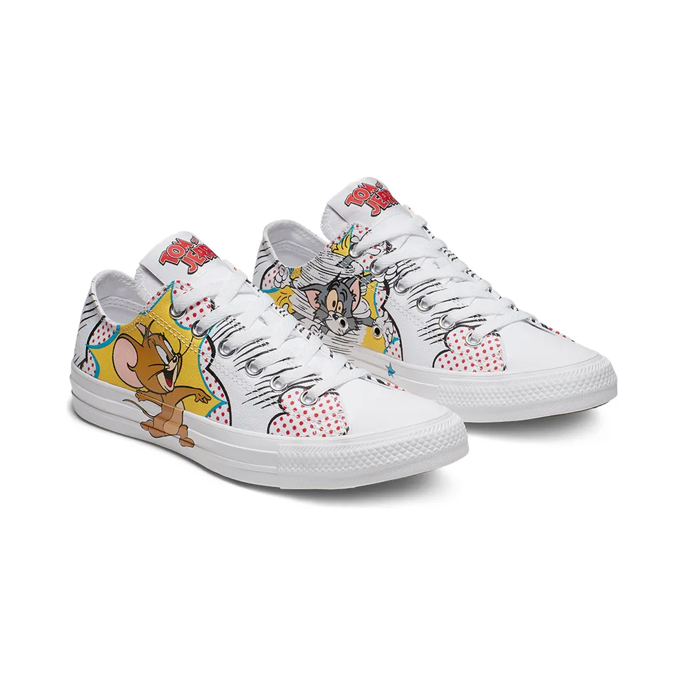 Converse Chuck Taylor All-Star Ox Tom and Jerry White/Multi-White (165732C)