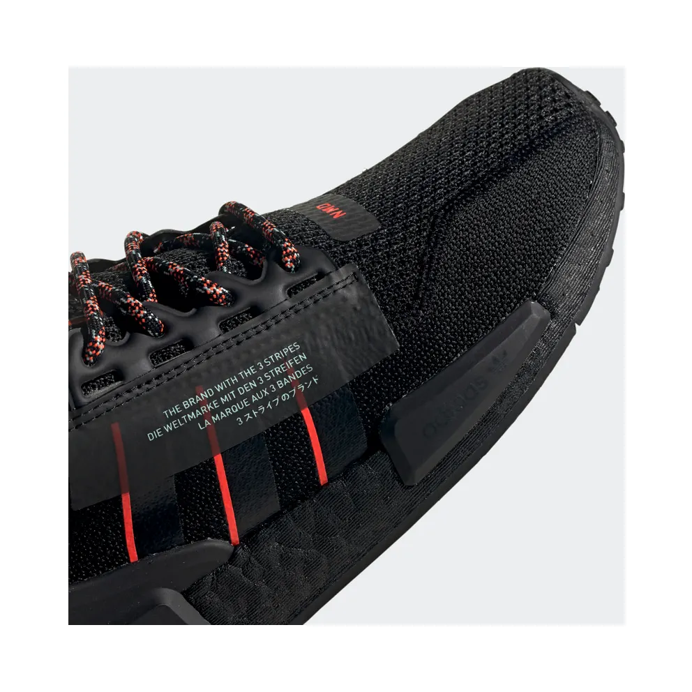 adidas NMD_R1 V2 Core Black / Core Black / Solar Red (FW6409)