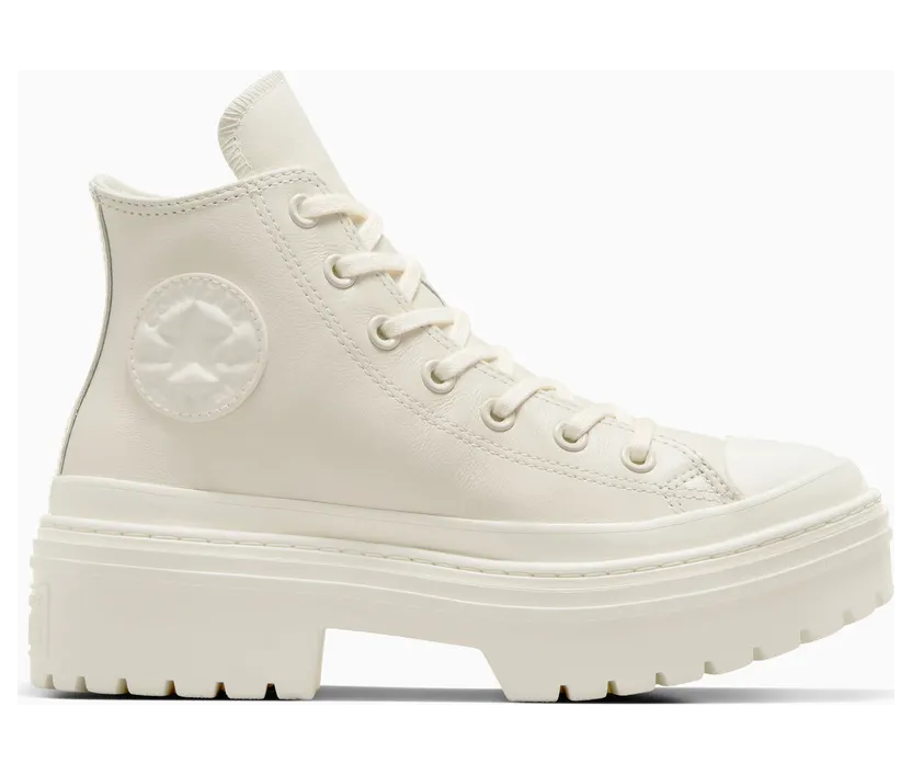 Converse Chuck Taylor All Star Lugged Heel Leather Platform Egret/Egret/Egret (A10370C)