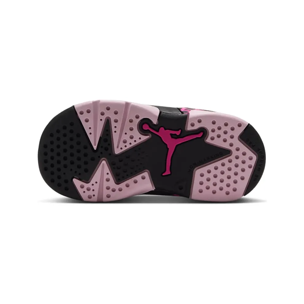 JORDAN 6 RETRO LOW (TD) “Black / Pink Foam / Laser Fuchsia” (IQ5607-001)