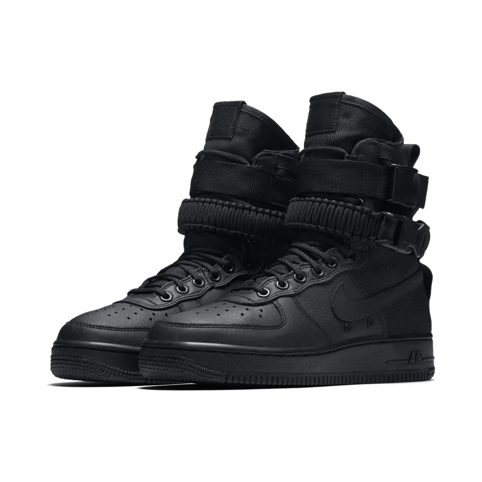 Nike SF Air Force 1 High Triple Black (W) Black/Black (857872-002)