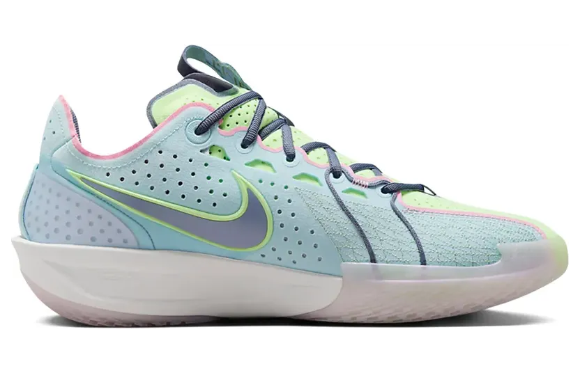 Nike Air Zoom GT Cut 3 Our Holiday Sea Glass/Oil Green/Metallic Gold/University Red/Light Wild Mango/Sail “Green” (DV2913)
