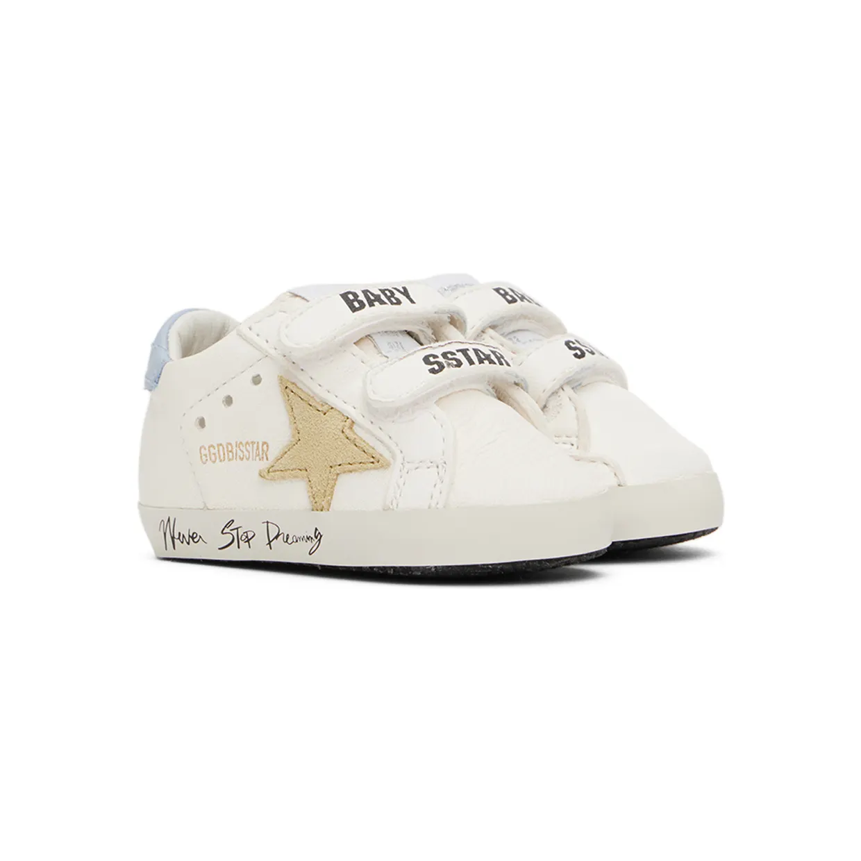 Golden Goose Baby White School Sneakers (GIF00166.F003282.11203) (4)