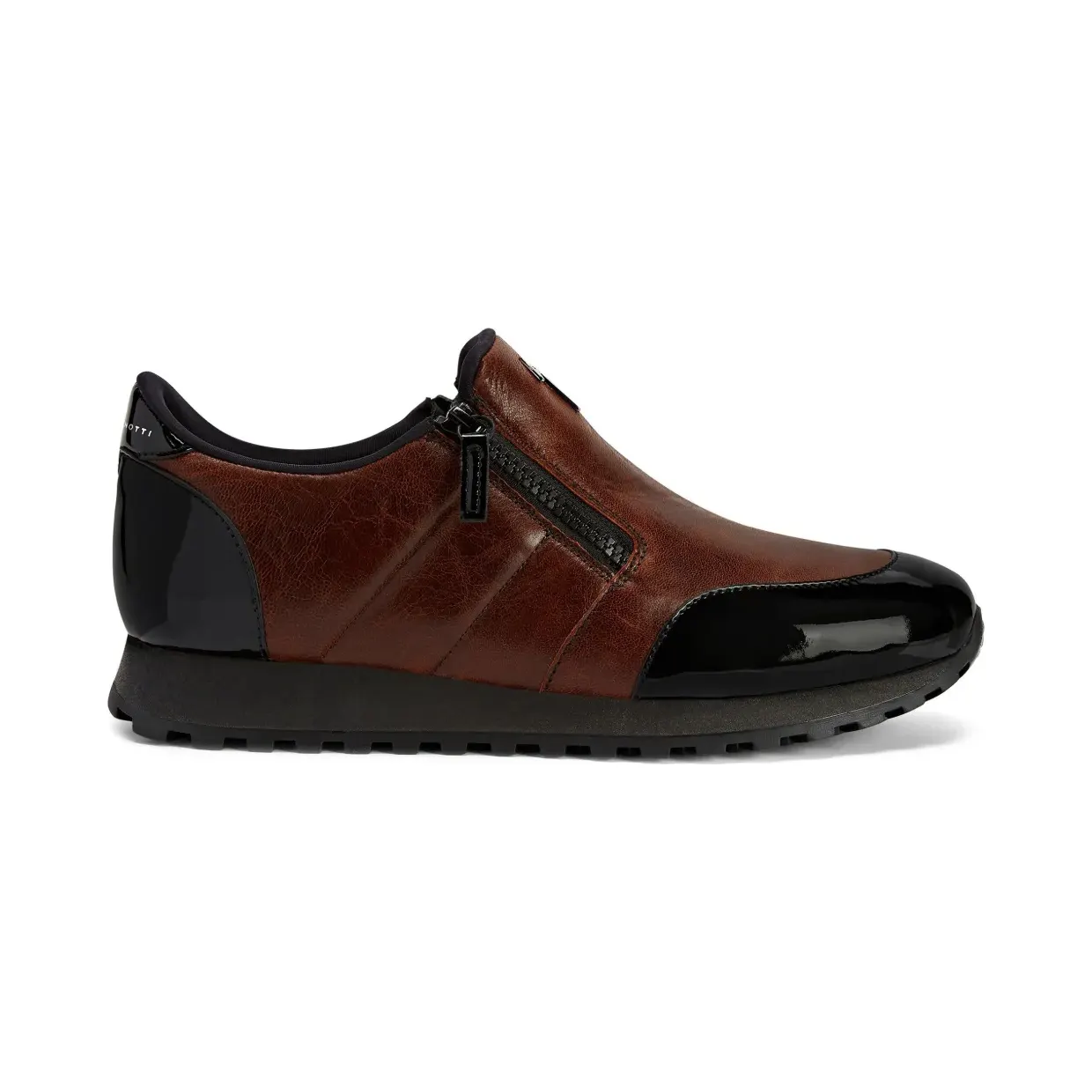 Giuseppe Zanotti Ilde Run mit doppeltem Reißverschluss “Brown” (IU10058K17)