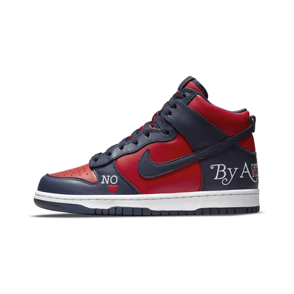 Nike x Supreme Dunk High Navy Red (DN3741-600)