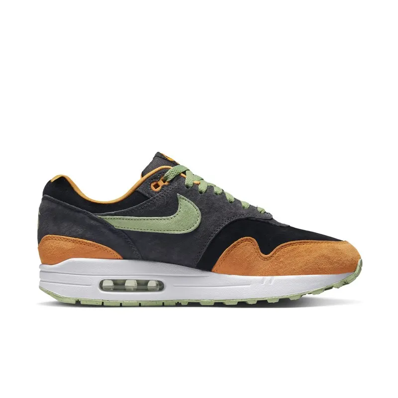 Nike Air Max 1 Premium Anthracite/Black/Kumquat/Honeydew (DZ0482-001)