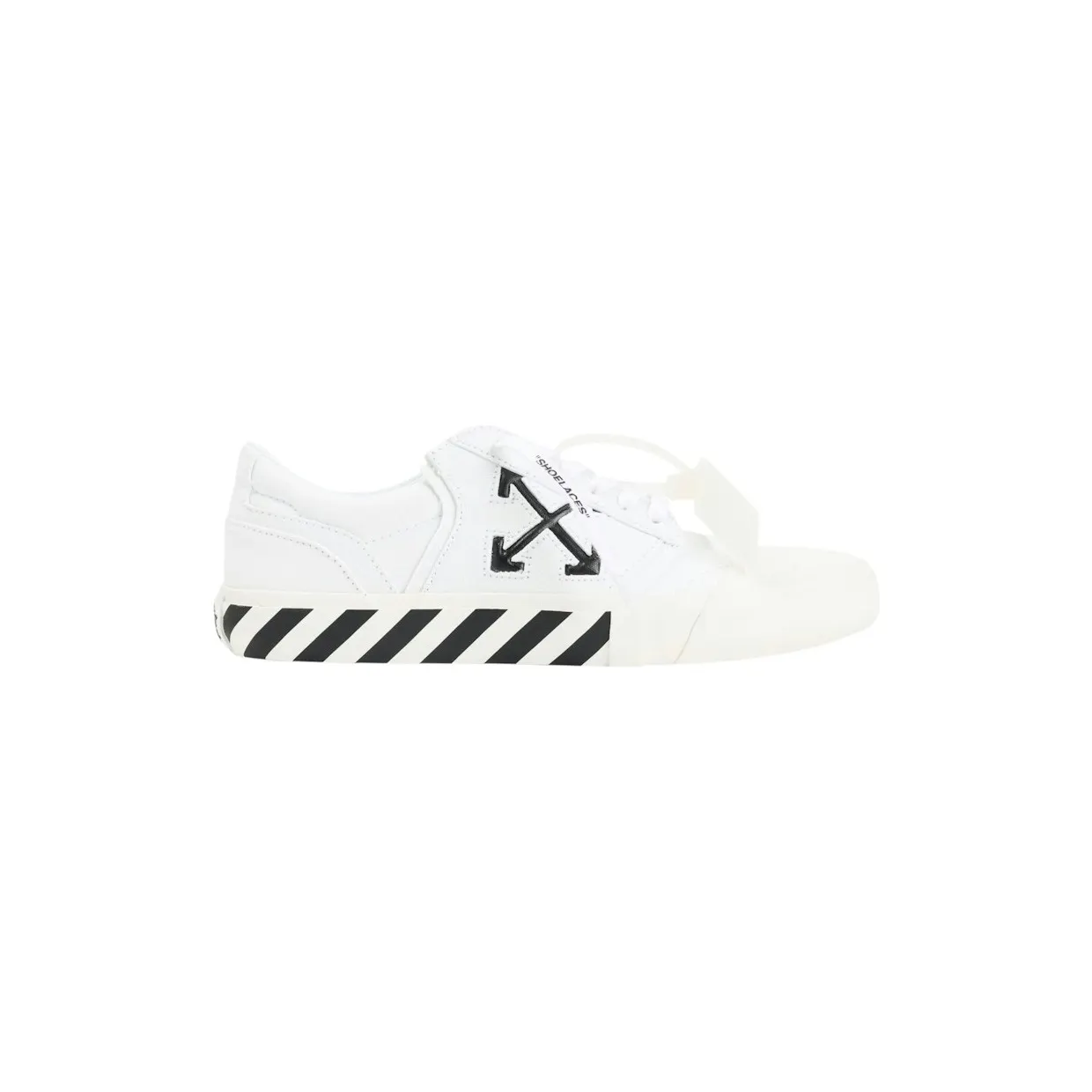 OFF-WHITE Vulc Low White Black FW25 (OMIA2A2F25FAB0010110)