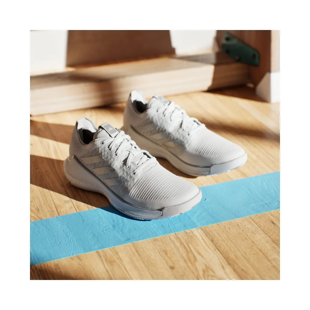 Adidas Crazyflight Volleyball Shoes Cloud White / Silver Metallic / Grey One (IG3970)