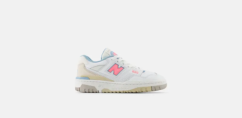 New Balance 550 White Ultra Pink (GSB550EP)