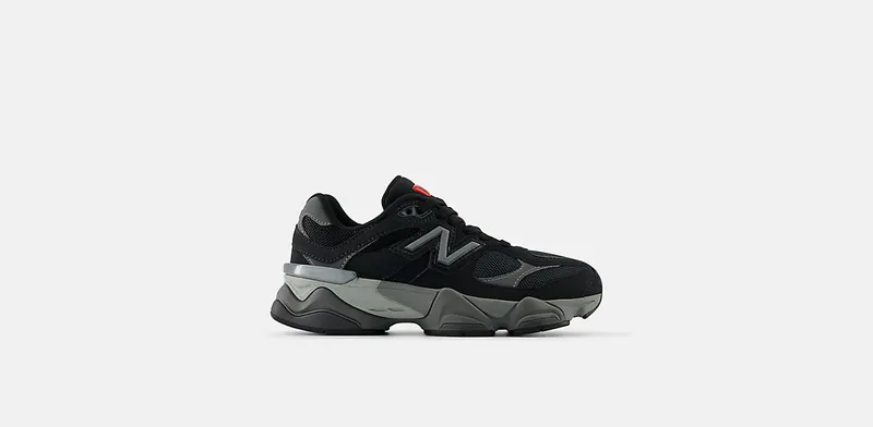 New Balance 9060 Big Kid “Black Castlerock” (GC9060BK)