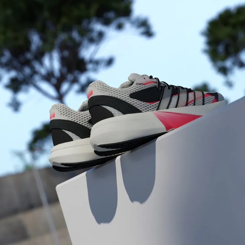 Adidas LIGHTBLAZE Shoes Off White / Off White / Lucid Red (HQ9347)