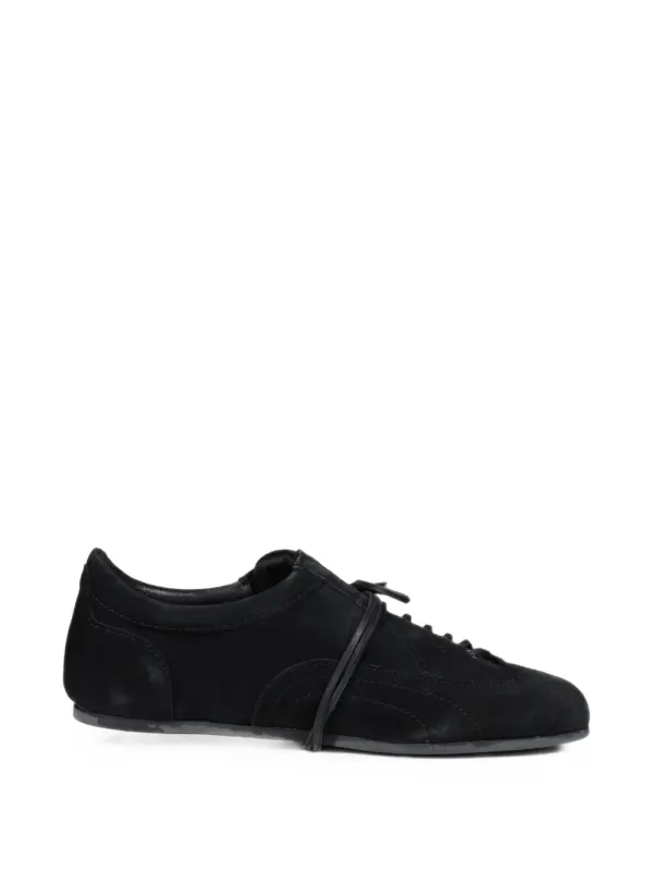 NO/FAITH STUDIOS Football asymmetric-panel suede – Black (NFSFDBLK)