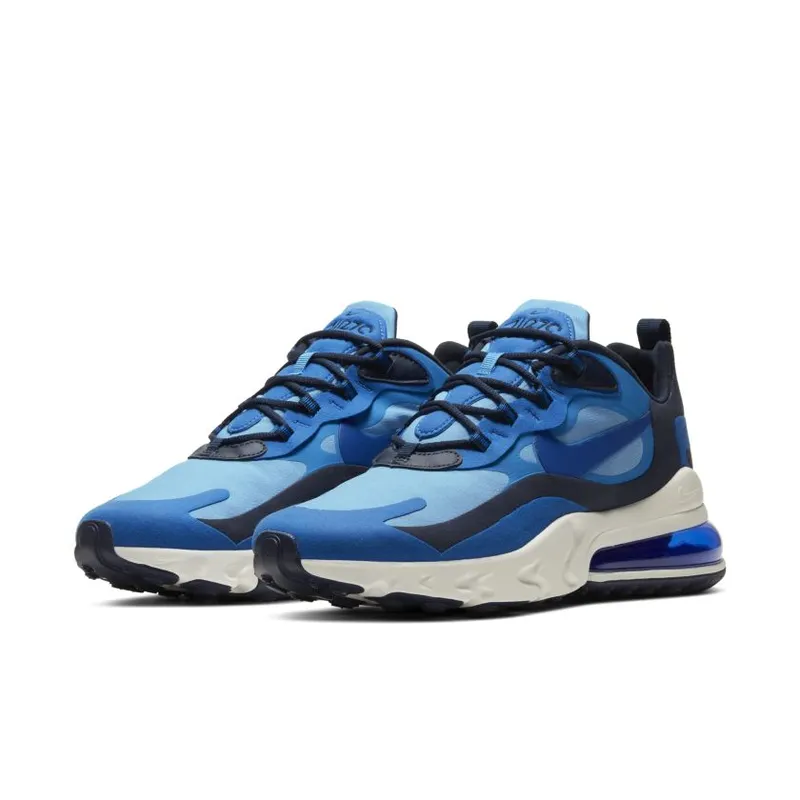 Nike Air Max 270 React Triple Blue Pacific Blue/University Blue/White (CI3866-400)