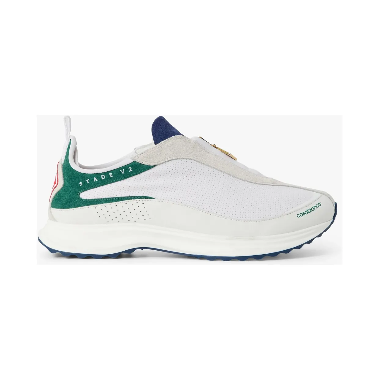 Casablanca Stade (a-pf26-snk-032-01-m-mens-white-green-stade-zip-)