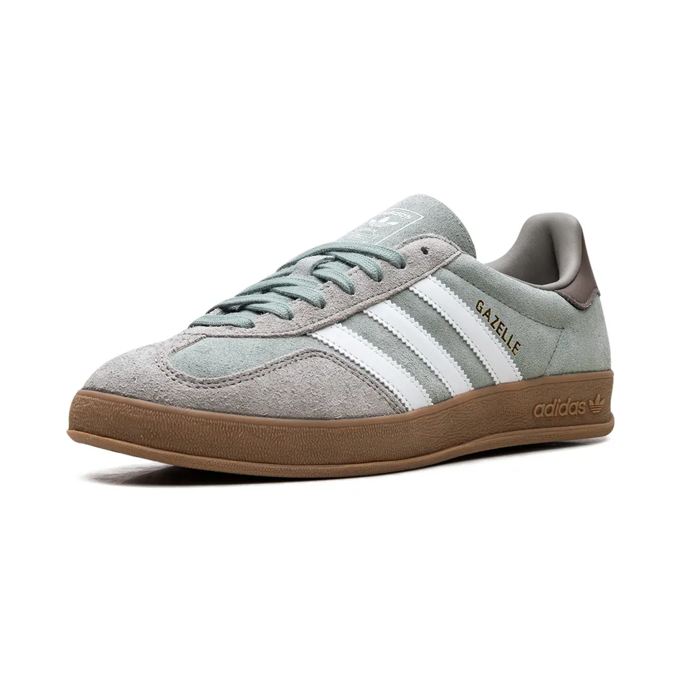 Adidas Gazelle Indoor “Silver Pebble Silver Green” (JI3526)