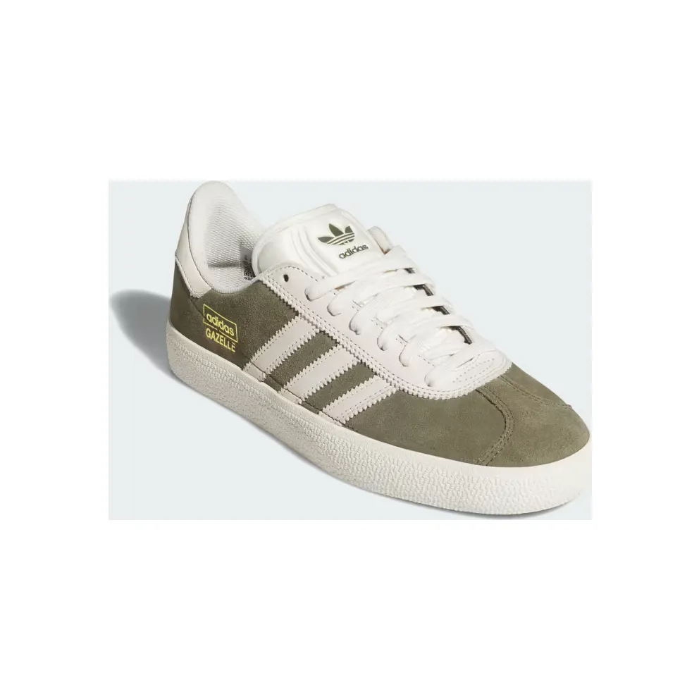 adidas Gazelle ADV “Olive Strata / Chalk White / Gold Metallic” (KJ0269)