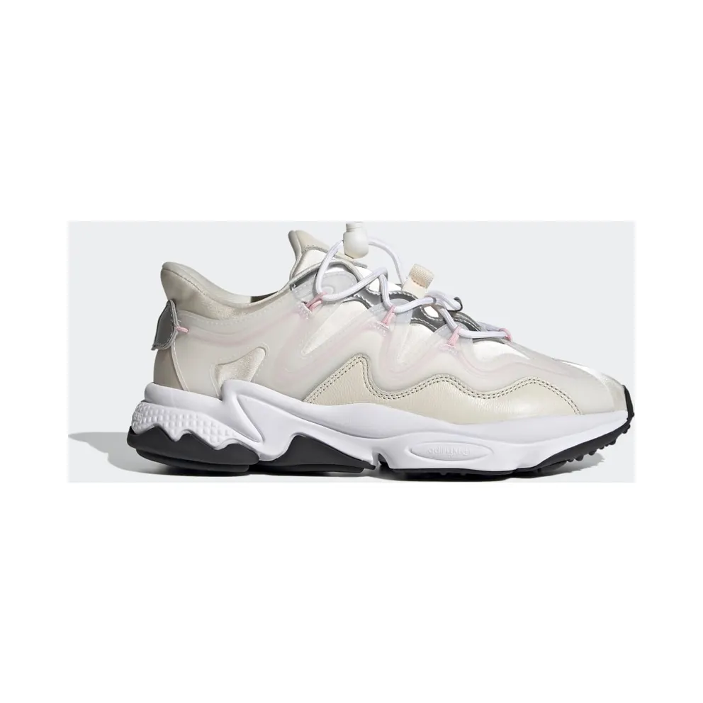 adidas OZWEEGO Plus Schuh Chalk White / Clear Pink / Silver Metallic (G55589)